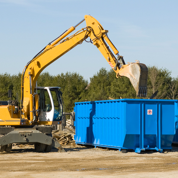 how does a residential dumpster rental service work in Matamoras